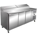 Adexa Preparation Counter 3 doors 8xGN1/3 1795x700x1085mm sh37