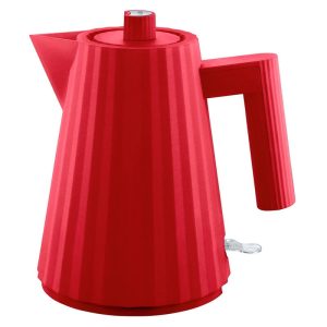 Alessi Plissé Electric Kettle (European Plug) MDL06 — Red