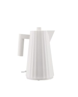 Alessi Plissé Electric Kettle (European Plug) MDL06 — White